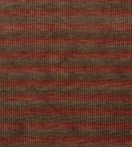 Rattan Chenille Fabric by Mulberry Home Red/Green