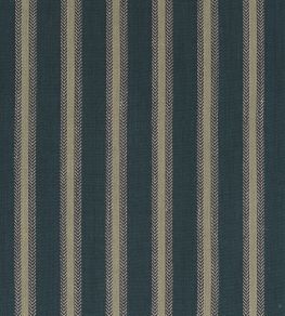 Chester Stripe Fabric by Mulberry Home Teal