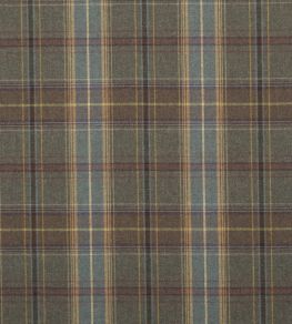 Shetland Plaid Fabric by Mulberry Home Heather