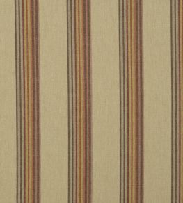Twelve Bar Stripe Fabric by Mulberry Home Sand/Rose