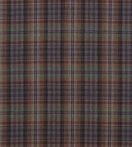 Nevis Fabric by Mulberry Home Teal/Sienna/Mauve
