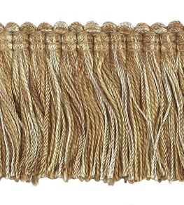 Multi-Colour Moss Fringe 50mm Trimming by Houles Gold Multi-Colour Moss Fringe 50mm Trimming by Houles Gold
