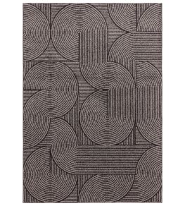 Muse Swirl Rug by Asiatic Charcoal