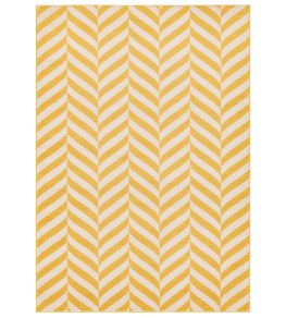 Muse Chevron Rug by Asiatic Yellow Muse Chevron Rug by Asiatic Yellow