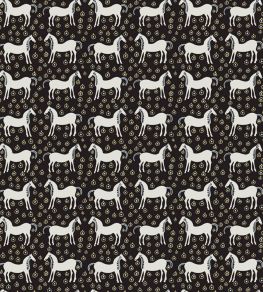 Musta Tamma Wallpaper by Marimekko Black Musta Tamma Wallpaper by Marimekko Black