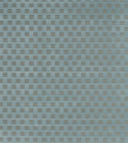 Mustak Fabric by Zoffany Wedgwood Blue / Silver