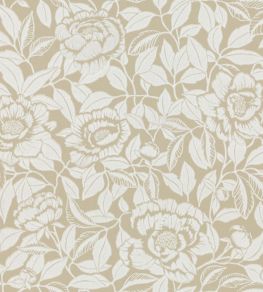 My Peony Garden Wallpaper by Langelid Von Bromssen Chalk White My Peony Garden Wallpaper by Langelid Von Bromssen Chalk White