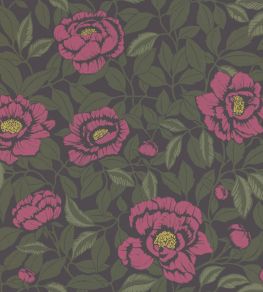 My Peony Garden Wallpaper by Langelid Von Bromssen Pink My Peony Garden Wallpaper by Langelid Von Bromssen Pink