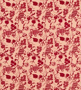 Mydsommer Pickings Fabric by Sanderson Conch/Madder