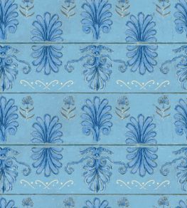 Mykonos Villa Wallpaper by MINDTHEGAP Azure Mykonos Villa Wallpaper by MINDTHEGAP Azure