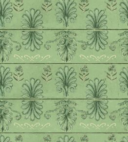 Mykonos Villa Wallpaper by MINDTHEGAP Green Taupe Mykonos Villa Wallpaper by MINDTHEGAP Green Taupe