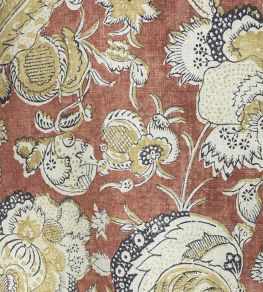 Naboyka Fabric by Ian Sanderson Terracotta Naboyka Fabric by Ian Sanderson Terracotta