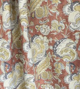 Naboyka Fabric by Ian Sanderson Terracotta Naboyka Fabric by Ian Sanderson Terracotta