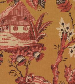 Namlos Fabric by MINDTHEGAP Yellow/Ochre/Red/Taupe Namlos Fabric by MINDTHEGAP Yellow/Ochre/Red/Taupe