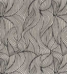 Naviglio Fabric by Casamance Noir