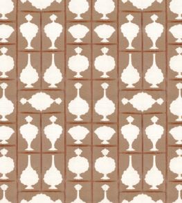 Nectar of Paradise Fabric by JORO Rust Nectar of Paradise Fabric by JORO Rust
