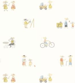 Neighbors Of The Village Wallpaper by Casadeco Multicolore