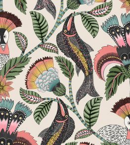 Nene Wallpaper by Cole & Son Coral Sage & Teal on Parchment Nene Wallpaper by Cole & Son Coral Sage & Teal on Parchment