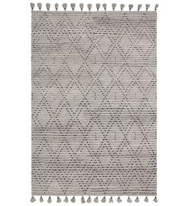 Nepal Diamond Rug by Asiatic Grey Black Nepal Diamond Rug by Asiatic Grey Black
