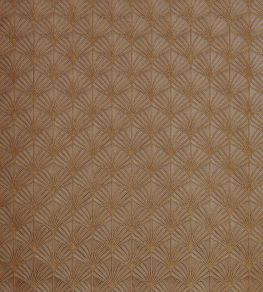 Nereides Wallpaper by Casamance Aubergine/Dore