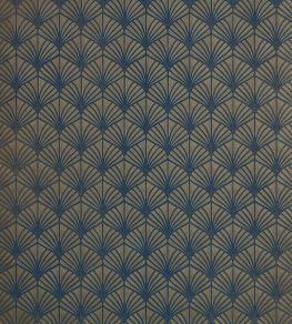 Nereides Wallpaper by Casamance Bleu Roi/Dore Nereides Wallpaper by Casamance Bleu Roi/Dore