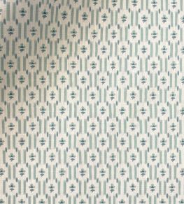 Nettie Fabric by Ian Sanderson Greeny Blue Nettie Fabric by Ian Sanderson Greeny Blue