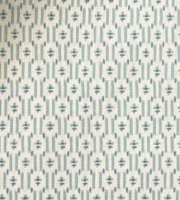 Nettie Fabric by Ian Sanderson Greeny Blue Nettie Fabric by Ian Sanderson Greeny Blue