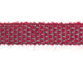 Neva 20mm Mohair Braid Trimming by Houles Feu
