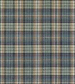 Nevis Fabric by Mulberry Home Blue