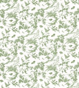 Newlands Toile Fabric by Anna French Green Newlands Toile Fabric by Anna French Green