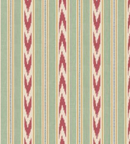 Newport Stripe Wallpaper by Mulberry Home Red/Green Newport Stripe Wallpaper by Mulberry Home Red/Green