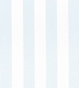 Newport Stripe Fabric by Thibaut Glacier and White