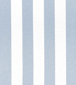 Newport Stripe Fabric by Thibaut Navy and White