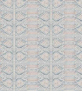 Nicolet Fabric by Nina Campbell Blue/Taupe