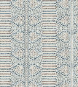 Nicolet Wallpaper by Nina Campbell Blue/Taupe Nicolet Wallpaper by Nina Campbell Blue/Taupe