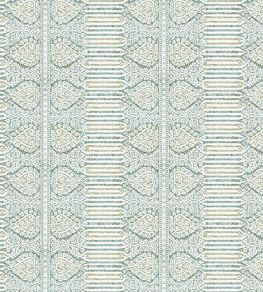 Nicolet Fabric by Nina Campbell Teal/Green Nicolet Fabric by Nina Campbell Teal/Green