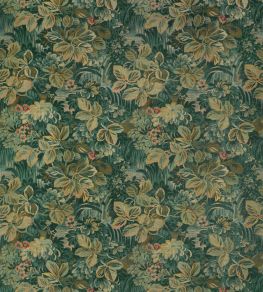 Night Garden Fabric by Thibaut Peacock Night Garden Fabric by Thibaut Peacock