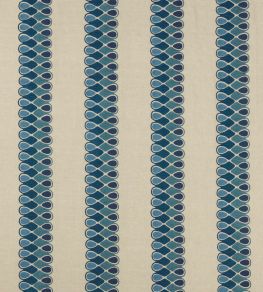 Niki Fabric by Manuel Canovas Outremer Niki Fabric by Manuel Canovas Outremer