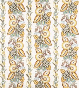 Ashdown Stripe Fabric by Nina Campbell Ochre/Taupe/Duck Egg Ashdown Stripe Fabric by Nina Campbell Ochre/Taupe/Duck Egg