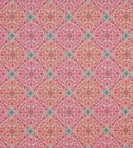 La Moulade Fabric by Nina Campbell Coral/Pink La Moulade Fabric by Nina Campbell Coral/Pink