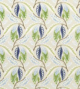 Fontibre Fabric by Nina Campbell Blue/Green Fontibre Fabric by Nina Campbell Blue/Green