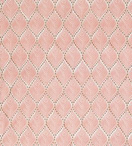 Bonnelles Fabric by Nina Campbell Coral Bonnelles Fabric by Nina Campbell Coral