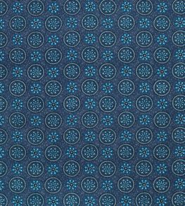 Garance Fabric by Nina Campbell Blue Garance Fabric by Nina Campbell Blue