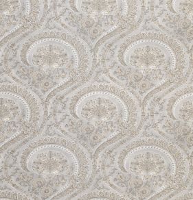 Les Indiennes Fabric by Nina Campbell Grey Les Indiennes Fabric by Nina Campbell Grey