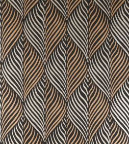 Bonnelles Wallpaper by Nina Campbell BLACK/GILVER Bonnelles Wallpaper by Nina Campbell BLACK/GILVER