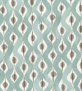 Beau Rivage Fabric by Nina Campbell Duck Egg/Taupe Beau Rivage Fabric by Nina Campbell Duck Egg/Taupe