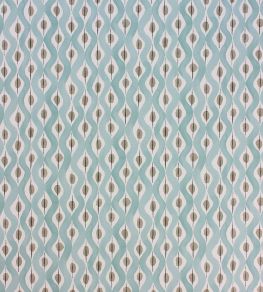 Beau Rivage Wallpaper by Nina Campbell Duck Egg/Taupe