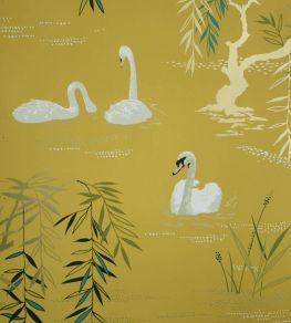 Swan Lake Wallpaper by Nina Campbell 5 Swan Lake Wallpaper by Nina Campbell 5