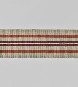 Narrow Woven Border Trimming by Nina Campbell Coral