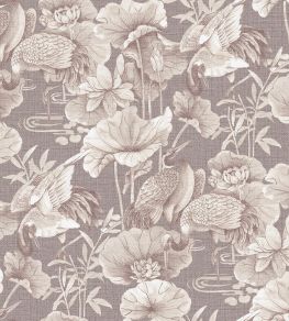 Ninfee Wallpaper by Jannelli&Volpi Mauve Ninfee Wallpaper by Jannelli&Volpi Mauve